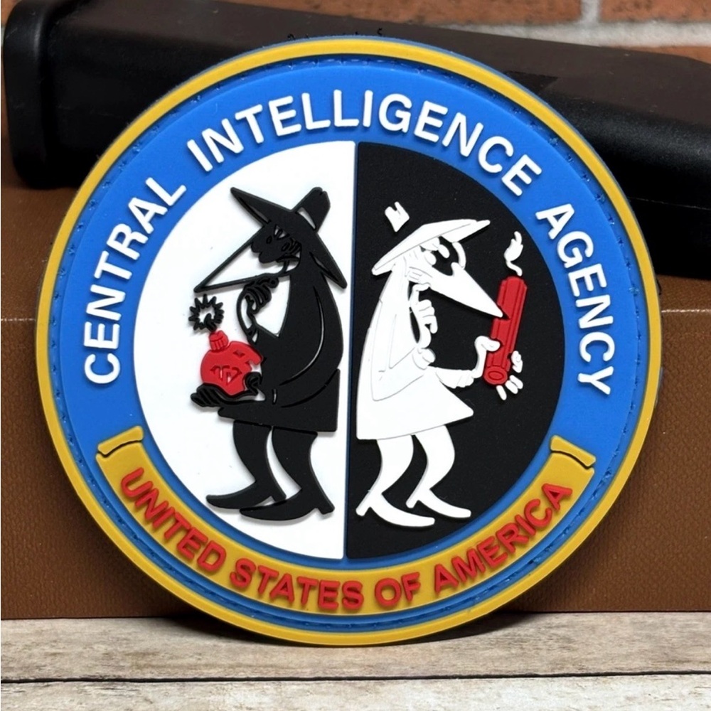 Spy VS Spy Tactical Gun Patch, Classic Video Game Morale Patch - CIA Spy Patch